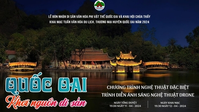 Quoc Oai will perform Drone light at the opening ceremony of Thay Pagoda Festival 2024