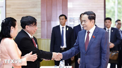 ប្រធានរដ្ឋសភាលោក Tran Thanh Man ជួបជាមួយសហគមន៍វៀតណាមនៅកម្ពុជា