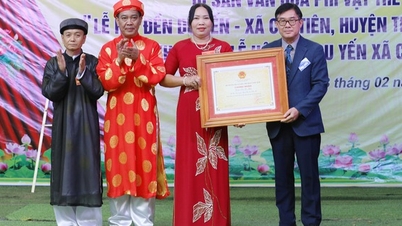 Lễ hội đền Du Yến được công nhận là di sản văn hóa phi vật thể quốc gia