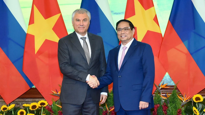 [Ảnh] Thủ tướng Phạm Minh Chính đón và hội kiến với Chủ tịch Duma Quốc gia Quốc hội Liên bang Nga V.V. Volodin