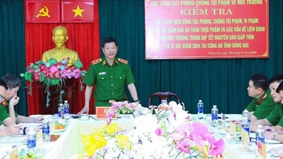 នាយកដ្ឋានប៉ូលីសបរិស្ថានចុះត្រួតពិនិត្យការងារនៅខេត្ត Dong Nai