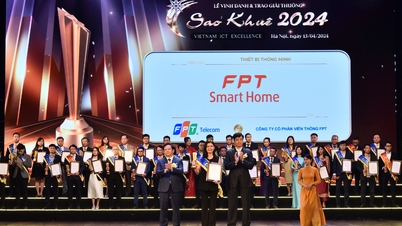 ផលិតផលទូរគមនាគមន៍ FPT ចំនួន 6 បានទទួលពានរង្វាន់ Sao Khue 2024