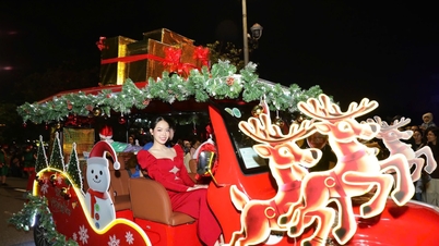 ផ្លូវ Da Nang ភ្លឺ​ពណ៌​ក្រហម​ពេល​យប់​ជាមួយ​នឹង​ក្បួន​ដង្ហែ​តាក្លូស​ជាង ៦០០ នាក់។