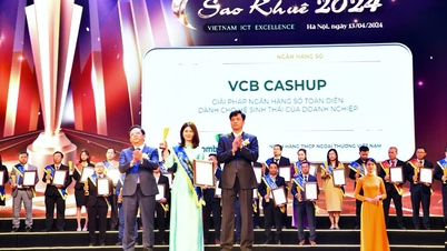 Ba giải pháp số của Vietcombank nhận giải thưởng Sao Khuê 2024
