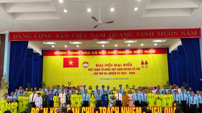 Ms. Vo Thi Kieu Tien re-elected as Chairwoman of Cu Chi District Fatherland Front