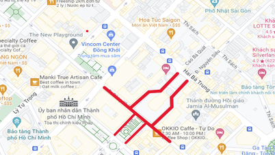 An Wochenenden sind Fahrzeuge auf einigen zentralen Straßen von Ho-Chi-Minh-Stadt verboten