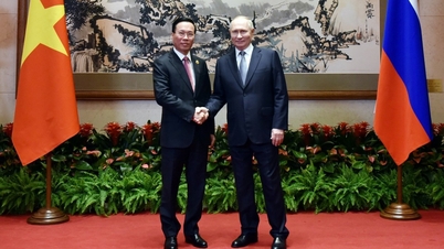 ประธานาธิบดีโว วัน ทวง พบกับประธานาธิบดีปูติน