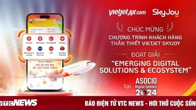 ក្រុមហ៊ុន Vietjet SkyJoy បានផ្តល់កិត្តិយសក្នុងកម្មវិធី ASOCIO DX Award 2024 ដោយលើកតម្កើងការច្នៃប្រឌិត