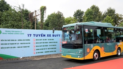 17 tuyến xe buýt nối các nhà ga tuyến metro số 1 chính thức lăn bánh