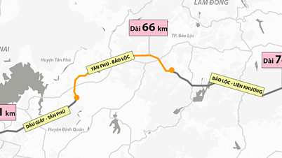 Expected investment of more than 18,000 billion VND to build Tan Phu - Bao Loc expressway
