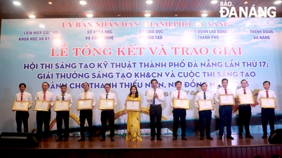 ទីក្រុង Da Nang មានគម្រោងចំនួន 2 ដែលទទួលបានពានរង្វាន់ច្នៃប្រឌិតវិទ្យាសាស្ត្រ និងបច្ចេកវិទ្យាវៀតណាមឆ្នាំ 2023