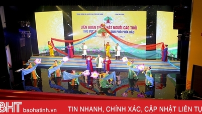 មហោស្រពច្រៀងចំរៀងមនុស្សចាស់ភាគខាងជើងនៅទីក្រុង Ha Tinh