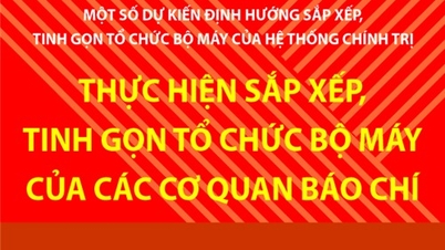 [Infographic] Thực hiện sắp xếp, tinh gọn tổ chức bộ máy của các cơ quan báo chí