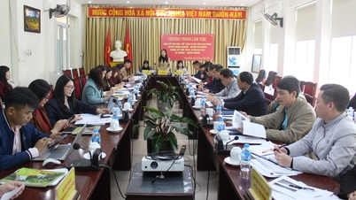 Sở Văn hóa, Thể thao và Du lịch làm việc với huyện Trùng Khánh, Hà Quảng