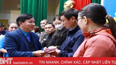 នាំយកបុណ្យតេតដ៏កក់ក្តៅ និងស្និទ្ធស្នាលជាមួយគ្រួសារដល់កម្មករ Ha Tinh