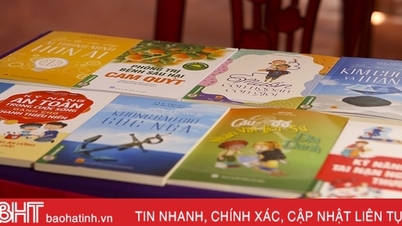 Ha Tinh Library presented 2,807 books to 13 grassroots cultural houses.