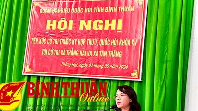 អ្នកបោះឆ្នោតឃុំ Tan Thang និង Thang Hai៖ ស្នើបញ្ហាទាក់ទងនឹងការវិនិយោគហេដ្ឋារចនាសម្ព័ន្ធ
