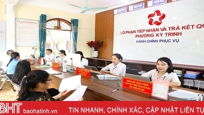 Thị xã Kỳ Anh nâng chất lượng “Một cửa” ở cơ sở