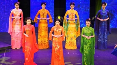 Hai Duong-Frauen präsentieren vier Ao Dai-Kollektionen zur Förderung des Erbes ihres Heimatlandes