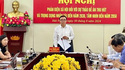 Hội nghị phản biện xã hội đối với Dự thảo “Đề án thu hút và trọng dụng nhân tài đến năm 2030, tầm nhìn đến năm 2050”