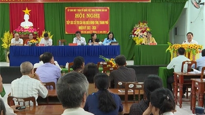 Đại biểu HĐND tỉnh tiếp xúc cử tri phường Đô Vinh và Bảo An
