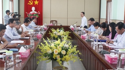 Ban Dân vận Tỉnh ủy làm việc với Huyện ủy Ninh Sơn