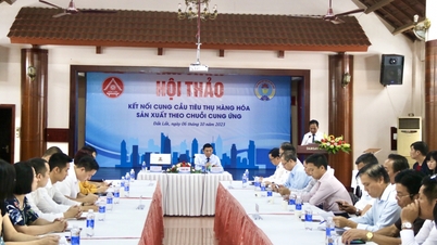 Hội thảo kết nối cung cầu tiêu thụ hàng hóa theo chuỗi cung ứng