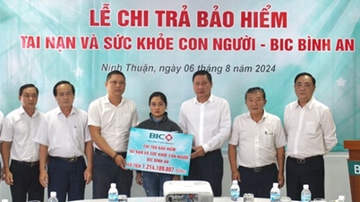Tổng Công ty Bảo hiểm BIDV: Chi trả hơn 1,2 tỷ đồng quyền lợi bảo hiểm cho gia đình khách hàng