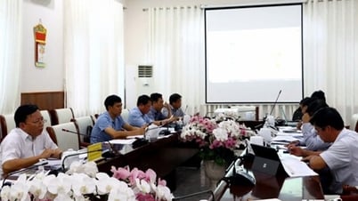 省人民委員会は、トゥアンナム地区の建設計画調整プロジェクトに関する報告を聞くための会議を開催した。