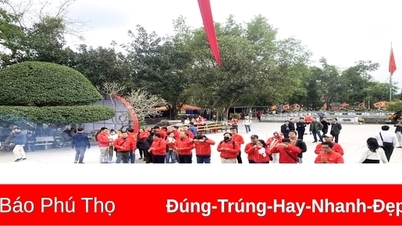 Sẵn sàng khai hội Đền Mẫu Âu Cơ