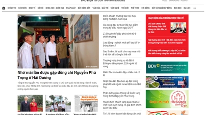 Sáng 25/7, Báo Hải Dương "tiếp sóng" tường thuật trực tuyến Lễ Quốc tang Tổng Bí thư Nguyễn Phú Trọng trên báo điện tử và mạng xã hội