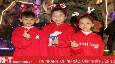 ប្រជាជន Ha Tinh ស្វាគមន៍បុណ្យណូអែលប្រកបដោយសន្តិភាព និងកក់ក្តៅ
