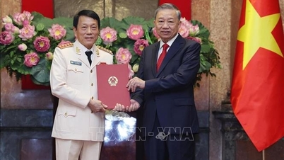 Bộ trưởng Công an Lương Tam Quang được phong quân hàm Đại tướng
