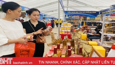 ផលិតផល Ha Tinh ជាង 50 ចូលរួមនៅក្នុងពិព័រណ៍ផ្សព្វផ្សាយពាណិជ្ជកម្មភាគខាងជើង