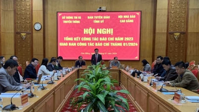 Triển khai công tác báo chí năm 2024