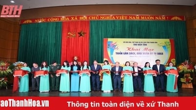 Triển lãm sách, báo Xuân Ất Tỵ 2025 tại Thư viện tỉnh Thanh Hóa