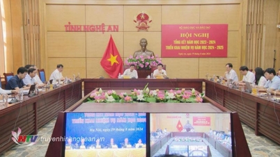 វិស័យអប់រំ និងបណ្តុះបណ្តាល សង្ខេបឆ្នាំសិក្សា ២០២៣ - ២០២៤ និងដាក់ពង្រាយភារកិច្ចសម្រាប់ឆ្នាំសិក្សា ២០២៤ - ២០២៥។