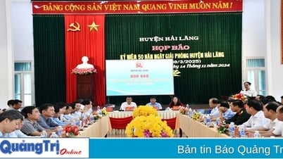 សន្និសីទសារព័ត៌មានរំលឹកខួបលើកទី 50 នៃទិវារំដោះស្រុក Hai Lang