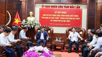 ទីក្រុងហាណូយបង្ហាញគម្រោងជានិមិត្តរូប “សន្តិភាព និងការអភិវឌ្ឍន៍” នៅទីក្រុង Buon Ma Thuot