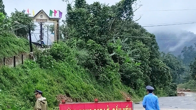 ស្ពាន Dak Mi 1 លើផ្លូវជាតិលេខ 14E ឆ្លងកាត់ស្រុក Phuoc Son ត្រូវបានខូច ដោយគ្រាន់តែអនុញ្ញាតឱ្យម៉ូតូ និងរថយន្តឆ្លងកាត់ស្ពានប៉ុណ្ណោះ។