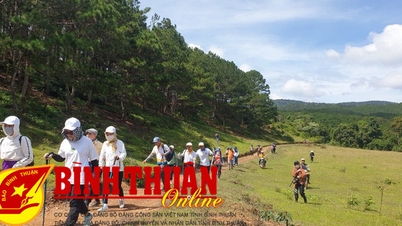ទេសចរណ៍ Tuy Phong "កើនឡើង" យ៉ាងខ្លាំង