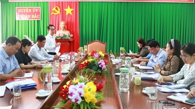 គណកម្មាធិការចលនាមហាជននៃគណៈកម្មាធិការបក្សខេត្ត ធ្វើការជាមួយគណៈកម្មាធិការបក្សស្រុកថាន់បាក