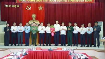 ប្រគល់ភារកិច្ចចាត់ចែងការងាររបស់គណៈកម្មាធិការបក្សខេត្ត Nghe An