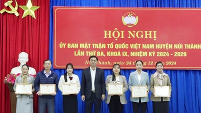 Mặt trận huyện Núi Thành vận động hơn 500 triệu đồng hỗ trợ xóa nhà tạm