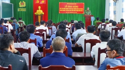 Công an tỉnh tổ chức lớp tập huấn nghiệp vụ cho lực lượng bảo vệ cơ quan, doanh nghiệp năm 2024