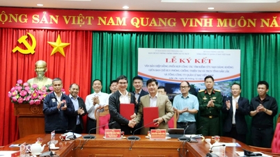 Ký kết văn bản hiệp đồng phối hợp công tác tìm kiếm cứu nạn hàng không