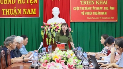 Thuận Nam: Họp triển khai Cuộc thi sáng tác nhạc, thơ, ảnh