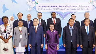 ประธานรัฐสภา นายทราน ทันห์ มัน เข้าร่วมและกล่าวสุนทรพจน์ในการประชุม IPTP 11