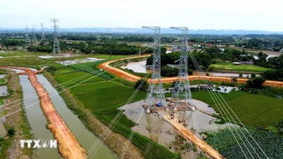 រូបភាពនៃសៀគ្វីខ្សែបញ្ជូនតង់ស្យុងខ្ពស់ជ្រុល 500kV 3 Quang Trach-Pho Noi
