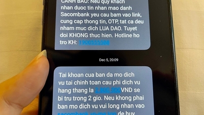 Ngân hàng không được gửi tin nhắn chứa đường link tới khách hàng